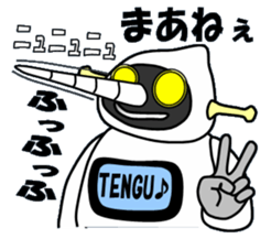 cross-dressing robot sticker #12041990