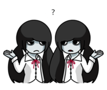 Umeda Ghost Sticker sticker #12042009