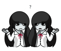 Umeda Ghost Sticker sticker #12042009