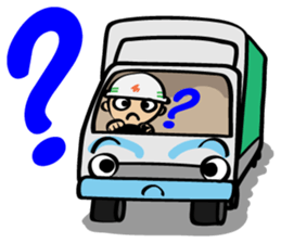 Truck driver sticker #12042264