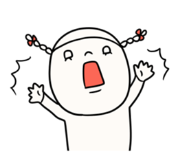 It is simple by an honorific carefully 2 sticker #12042307