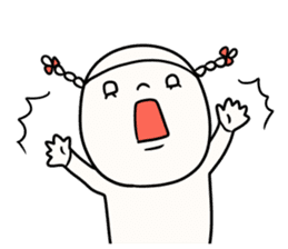 It is simple by an honorific carefully 2 sticker #12042307