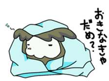 Two owls 3 sticker #12042348