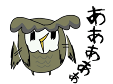 Two owls 3 sticker #12042350