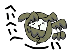 Two owls 3 sticker #12042373