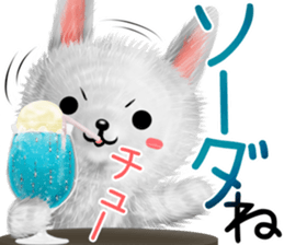 Rabbit stuffed summer sticker #12042441