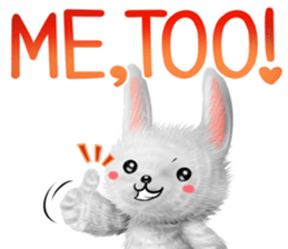 Rabbit stuffed summer sticker #12042445