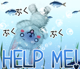 Rabbit stuffed summer sticker #12042453