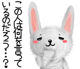 Rabbit stuffed summer sticker #12042454