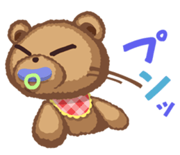 Anyway Cute Teddy Bear2 sticker #12043204