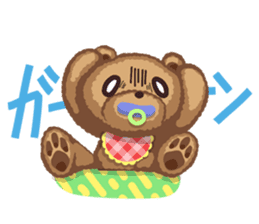 Anyway Cute Teddy Bear2 sticker #12043207