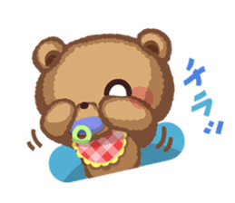 Anyway Cute Teddy Bear2 sticker #12043209