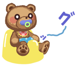 Anyway Cute Teddy Bear2 sticker #12043210