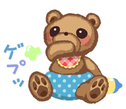 Anyway Cute Teddy Bear2 sticker #12043213