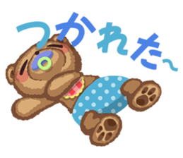 Anyway Cute Teddy Bear2 sticker #12043218