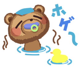 Anyway Cute Teddy Bear2 sticker #12043219