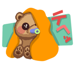 Anyway Cute Teddy Bear2 sticker #12043223