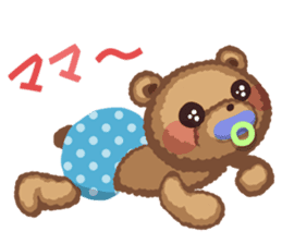 Anyway Cute Teddy Bear2 sticker #12043226