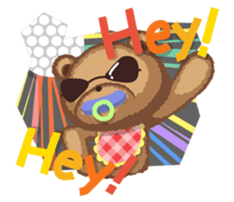Anyway Cute Teddy Bear2 sticker #12043228