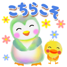 penguin pempem 25 business sticker #12043301