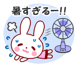 Cute rabbit and friends 8 sticker #12043432