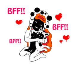 blackncolor 4 u sticker #12043554