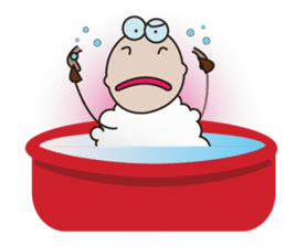 Very Funny and Fluffy-white Sheep Vol II sticker #12043692