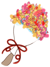 Lovely brown bear sticker #12043893