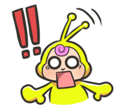 my cute alien sticker #12044139