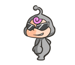 my cute alien sticker #12044161