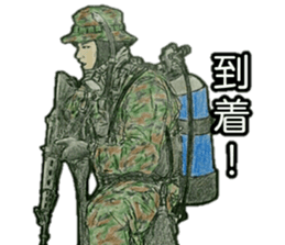 military sticker frontline sticker #12045195