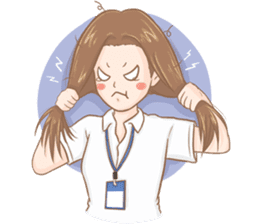 Noo Natt Clumsy Girl sticker #12045267