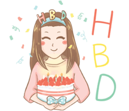 Noo Natt Clumsy Girl sticker #12045299