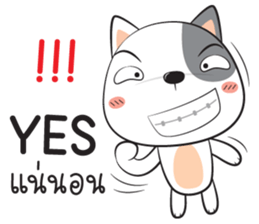 dog zaa sticker #12045330