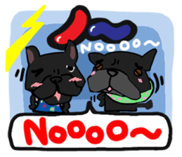 French bulldog family3 sticker #12045888