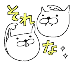 Rabbit and Cat 2 sticker #12045913