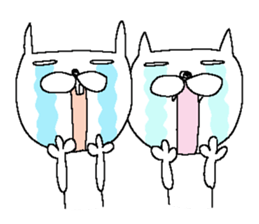 Rabbit and Cat 2 sticker #12045917