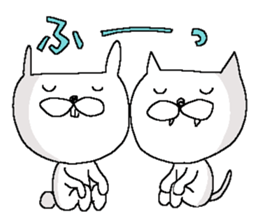 Rabbit and Cat 2 sticker #12045919