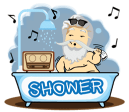 Hipster Jiji sticker #12046077