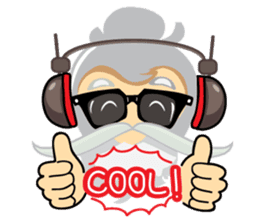 Hipster Jiji sticker #12046078