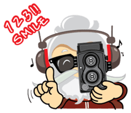 Hipster Jiji sticker #12046079