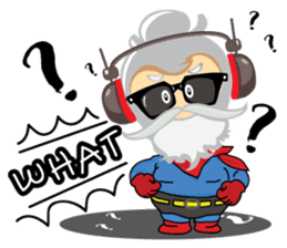 Hipster Jiji sticker #12046080