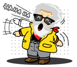 Hipster Jiji sticker #12046083