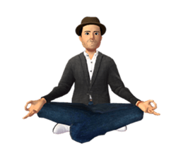 ROOTUR Favorite drink is water amber sticker #12046225