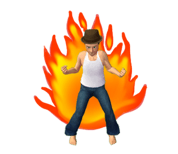 ROOTUR Favorite drink is water amber sticker #12046236