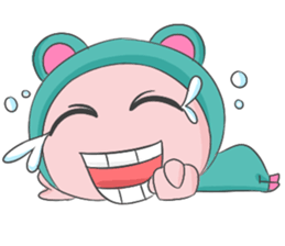 Blue Bear Boy sticker #12047012