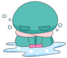 Blue Bear Boy sticker #12047013