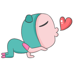 Blue Bear Boy sticker #12047015