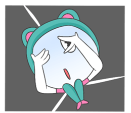 Blue Bear Boy sticker #12047023