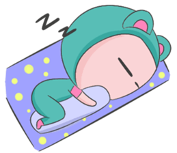 Blue Bear Boy sticker #12047024